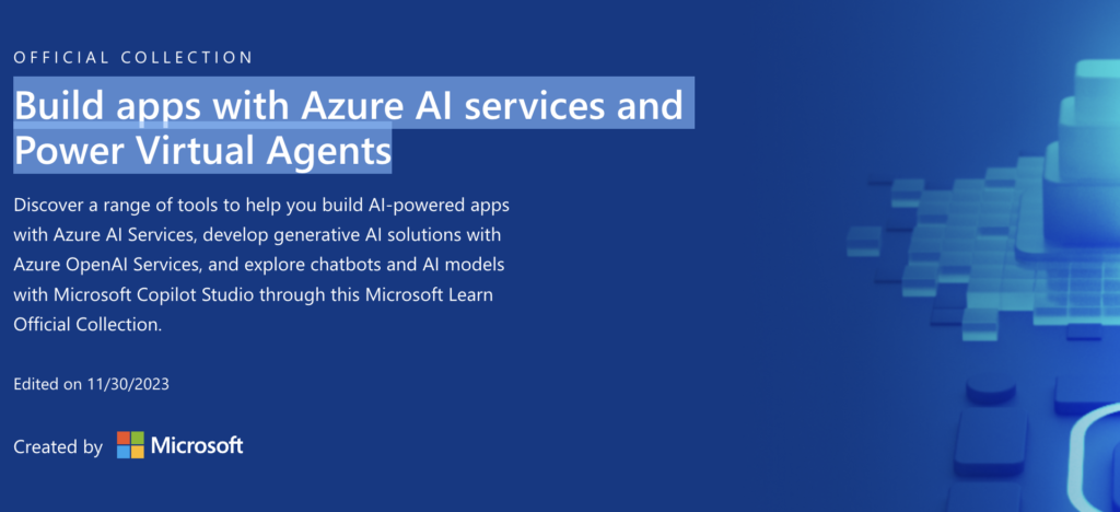 Micorosft - Build apps with Azure AI services